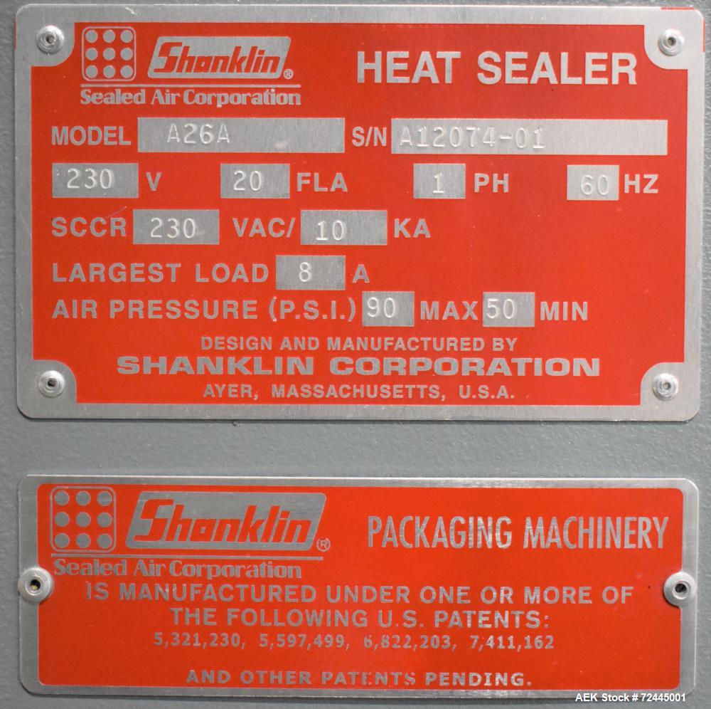 Shanklin A26A Auto L-Bar Sealer & T6H Heat Tunnel